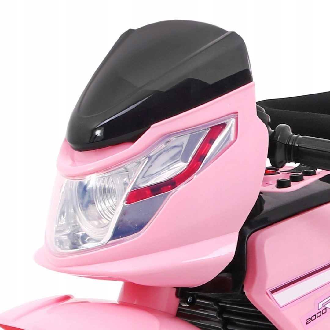 Pchaczyk dla Dziecka Rowerek Motorek LED MELODIE KLAKSON Długość pojazdu 78.02 cm