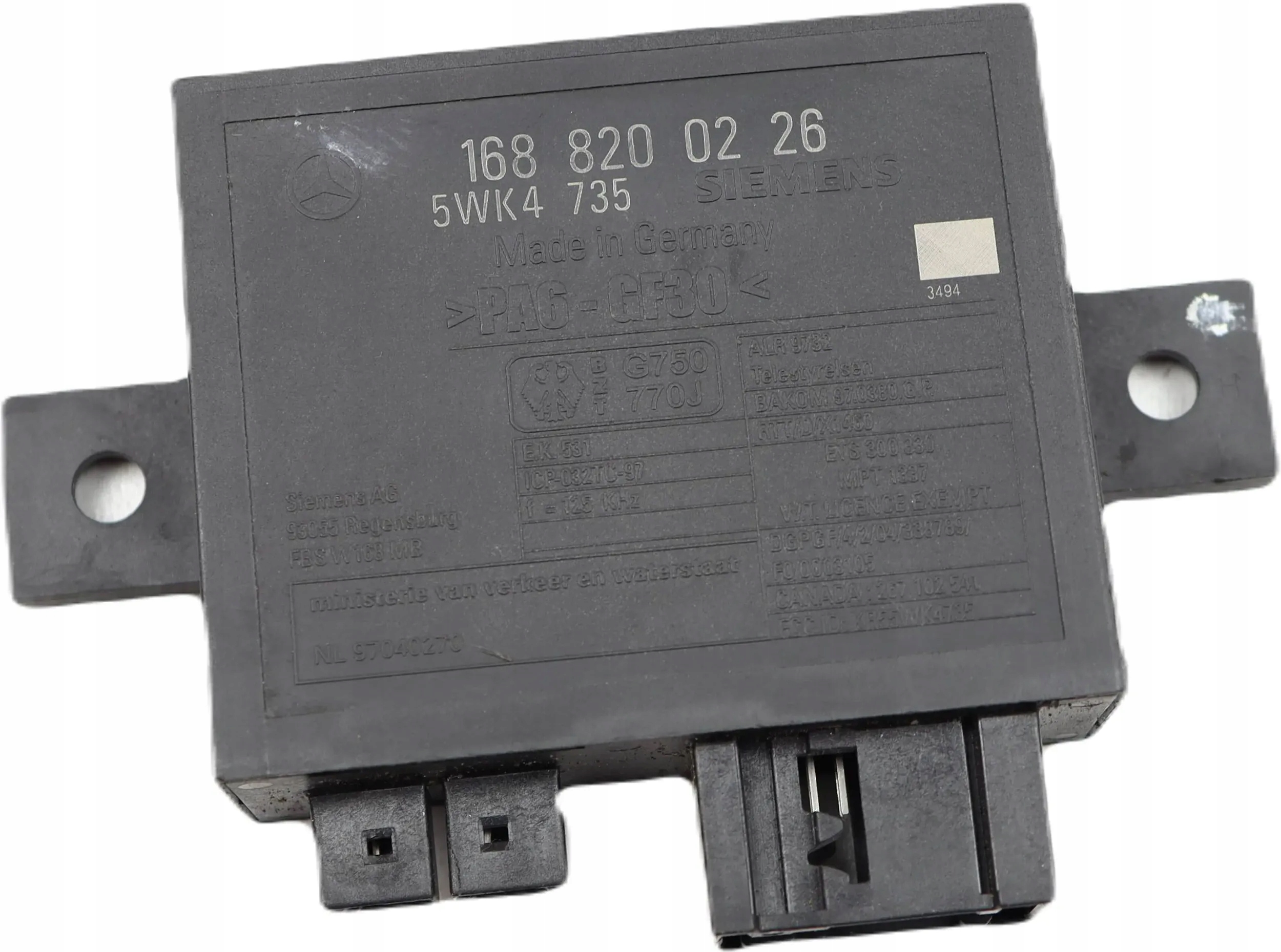 MERCEDES W168 A-KLASA control unit module IMMOBILIZERA 1688200226