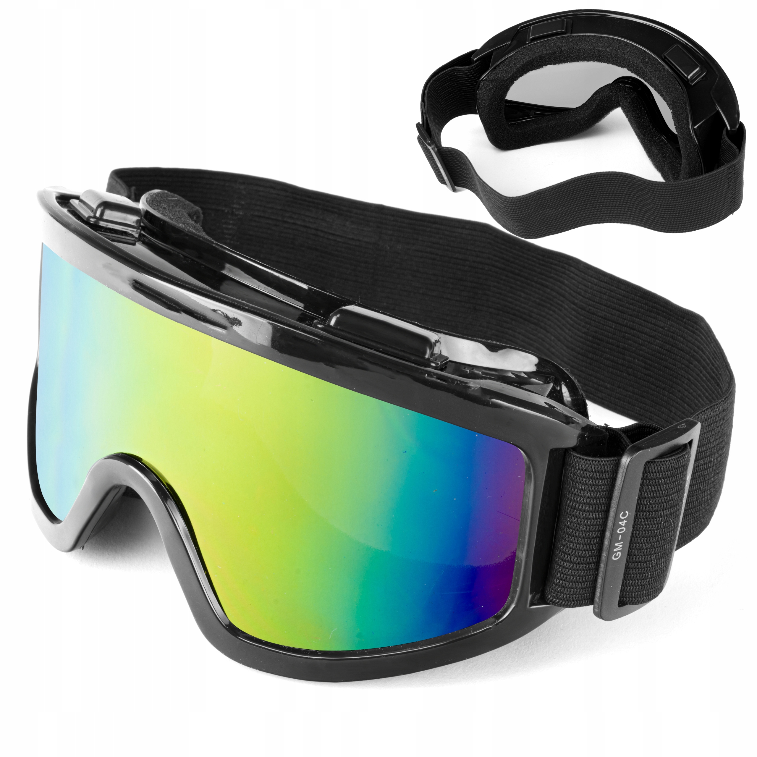 

Gogle Motocyklowe Cross Lustrzanka Kominiarka
