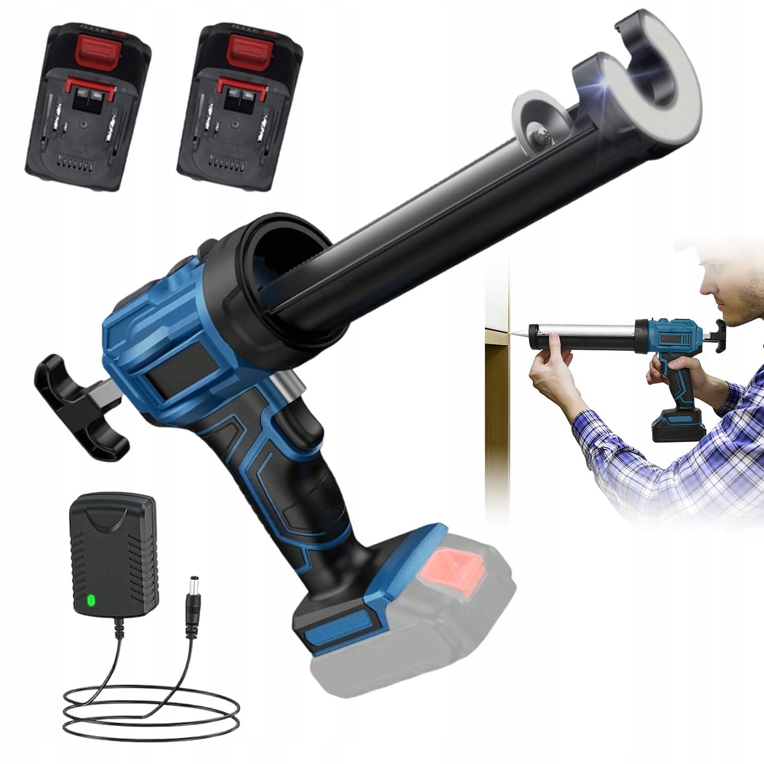 Bezdrátový Odšťavňovač Pro Těsnění S Otočnou Funkcí Led