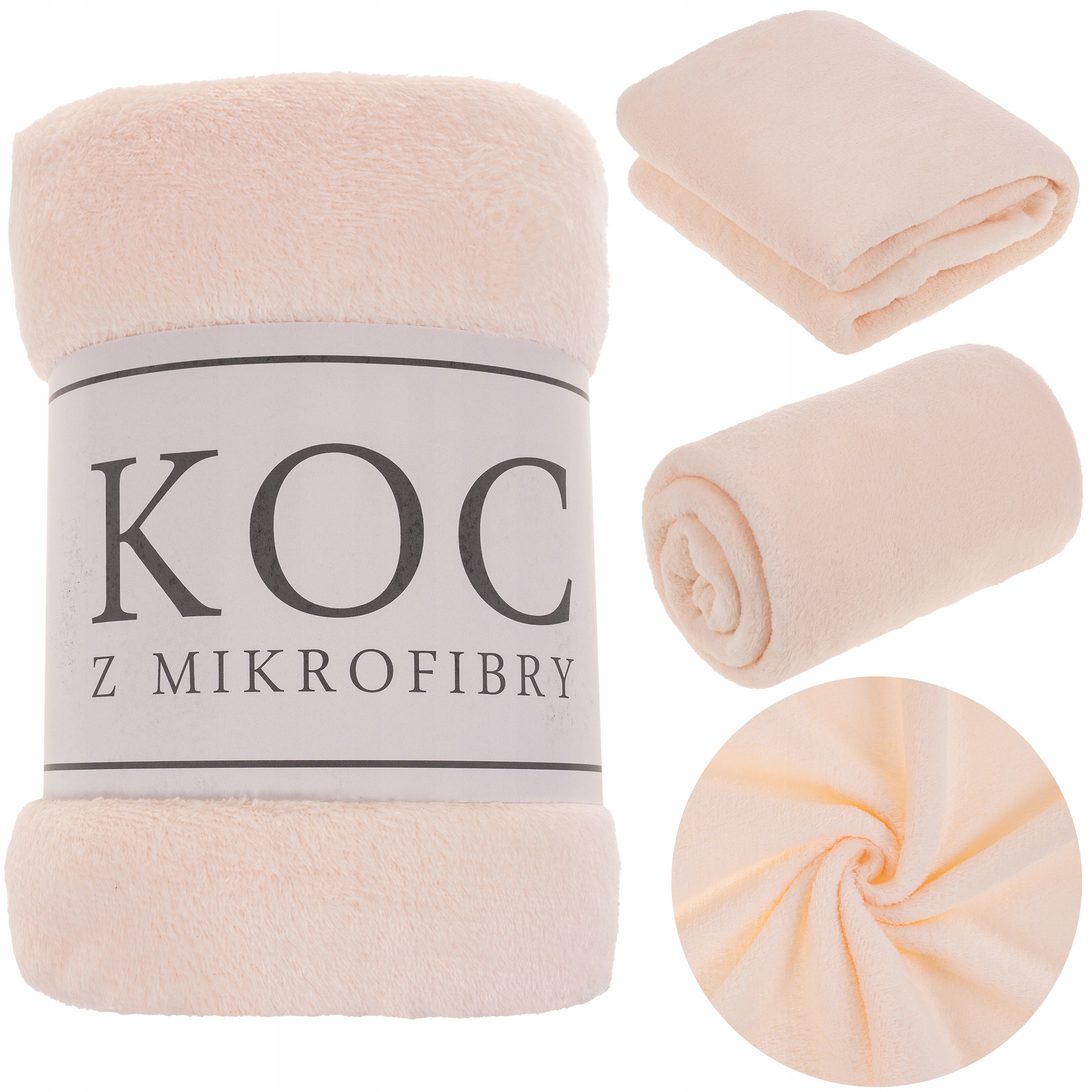 

Koc Z Mikrofibry 150x200 Miękki Pled Kapa Narzuta