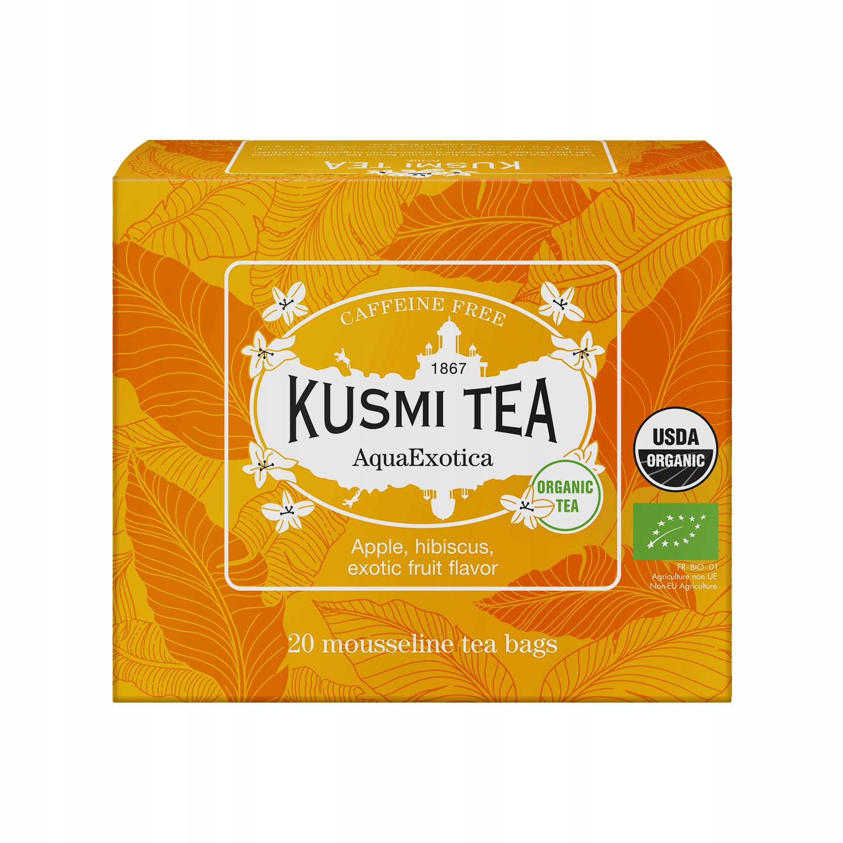 Kusmi Tea AquaExotica Bio Čaj 20 sáčků