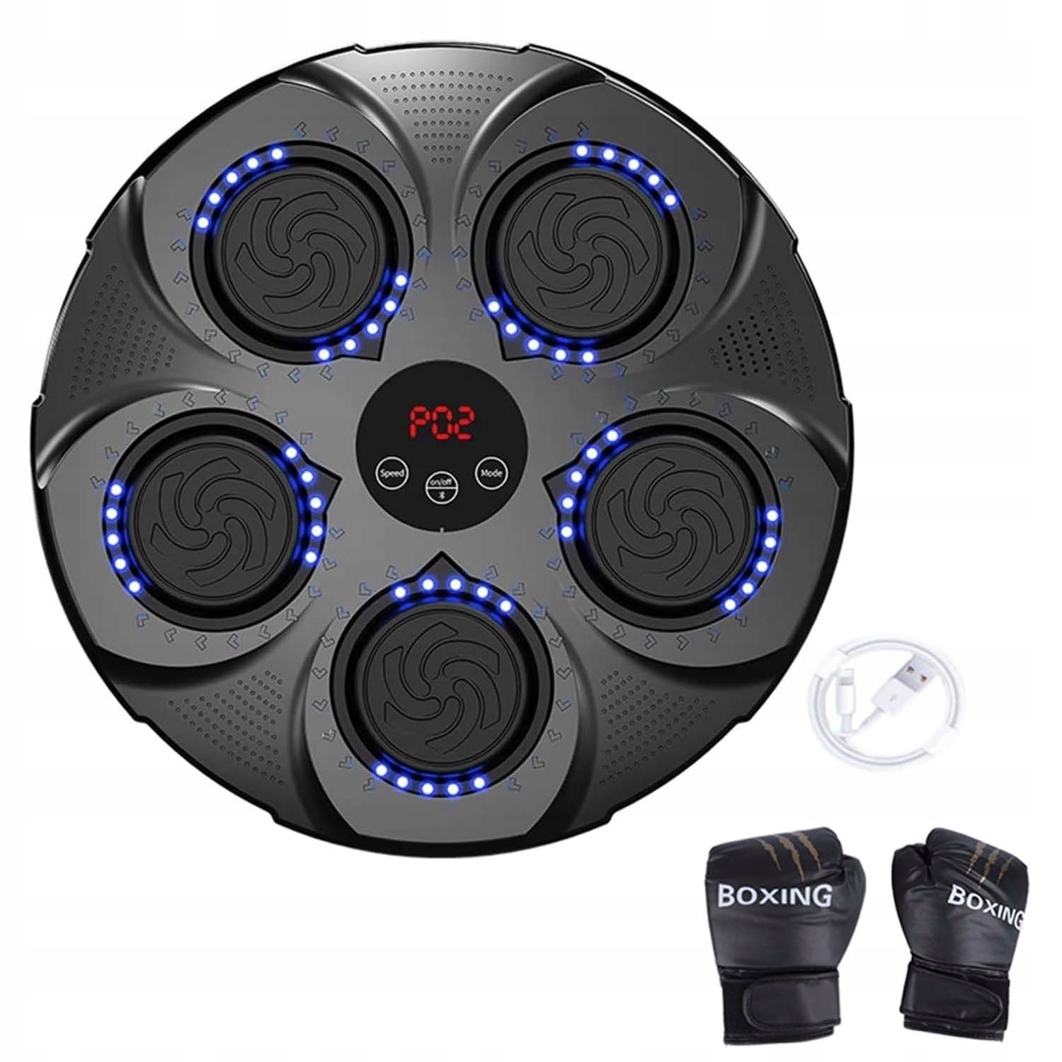 Tréninková boxovací deska music boxing machine bluetooth rukavice