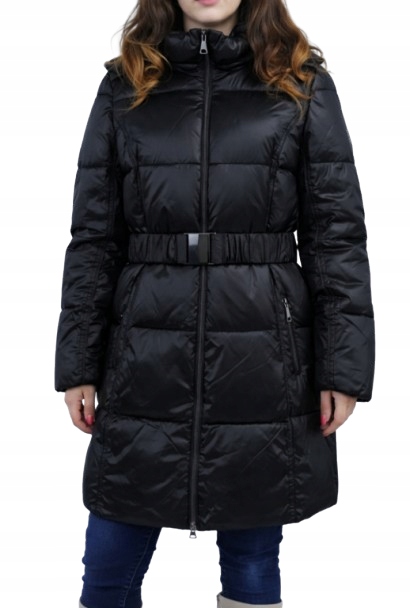 Curvy Me Dámská Černá Prošívaná Zateplená Bunda 42 W_a