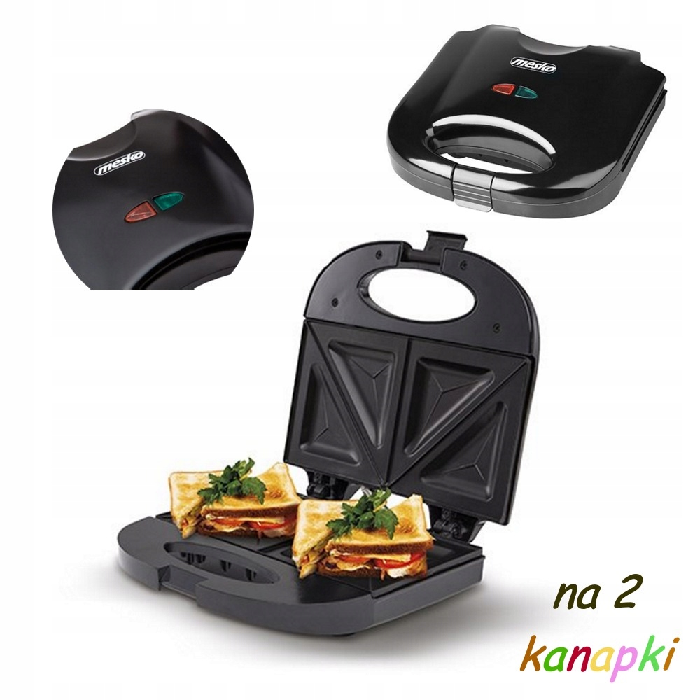 

Opiekacz do kanapek 750 W | na 2 kanapki