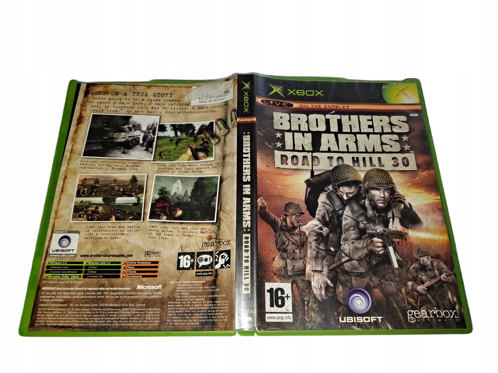 Gra Brothers in Arms Road to Hill 30 Microsoft Xbox xbox Classic