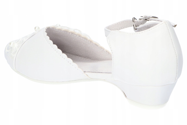 AMERICAN CLUB KOM42 LEKKIE BUTY KOMUNIJNE KOMUNIA WKŁADKA SKÓRZANA BIAŁE 36 Płeć Dziewczynki