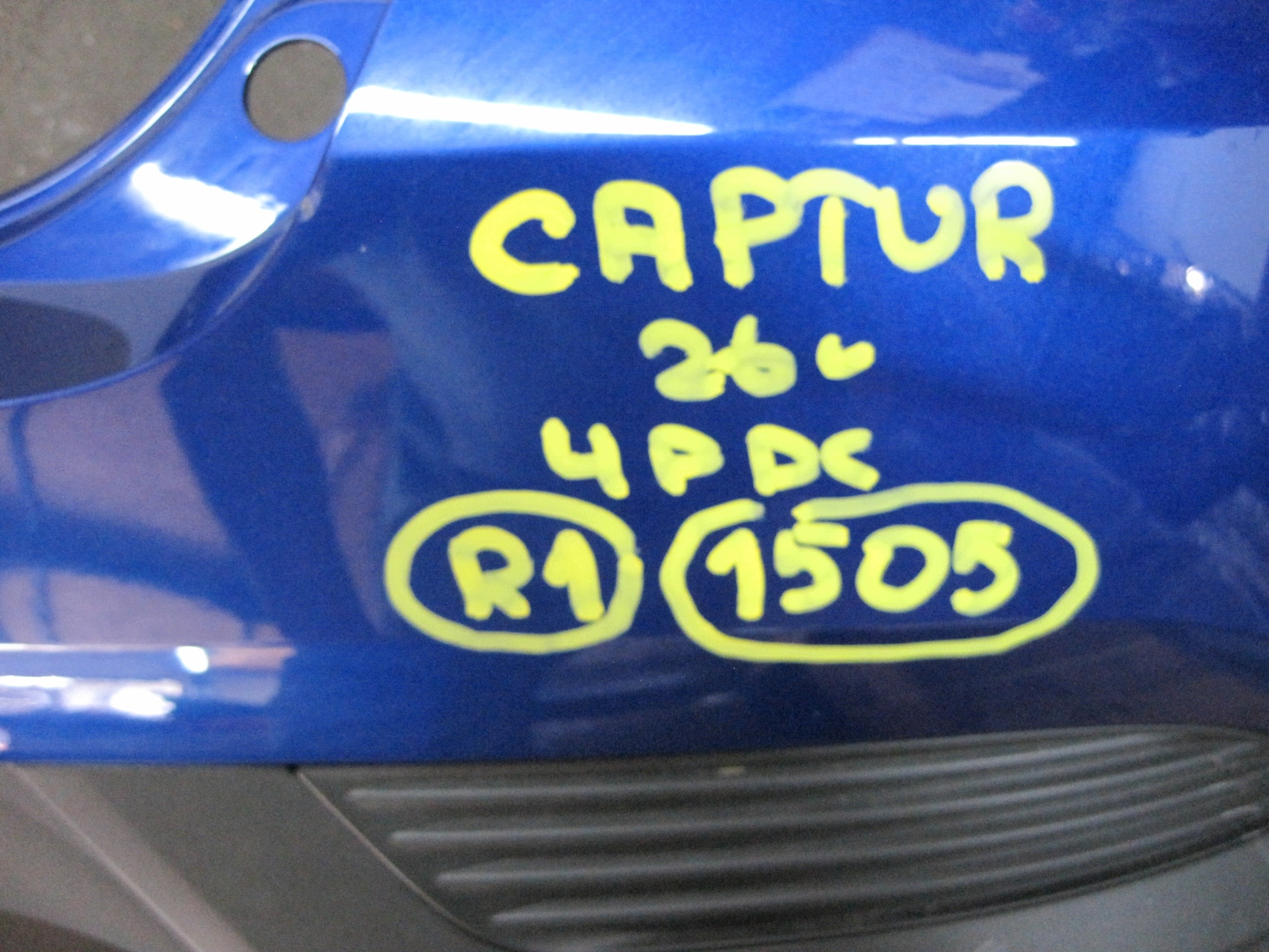 bumper RENAULT CAPTUR 4 PDC rear part rear