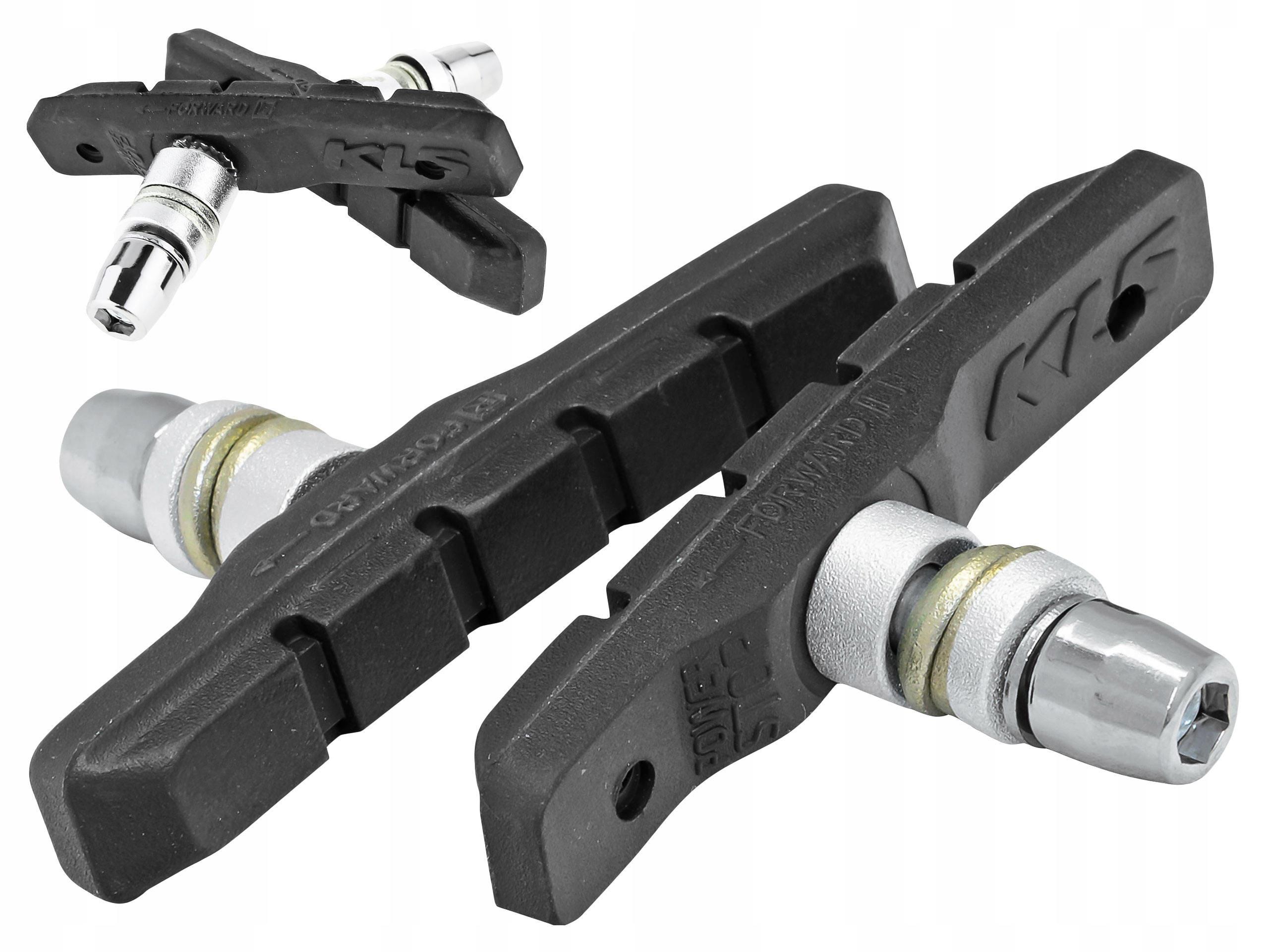 KLOCKI HAMULCOWE DO ROWERU KELLYS POWERSTOP V-02 HAMULCE V-BRAKE / 2 SZT.