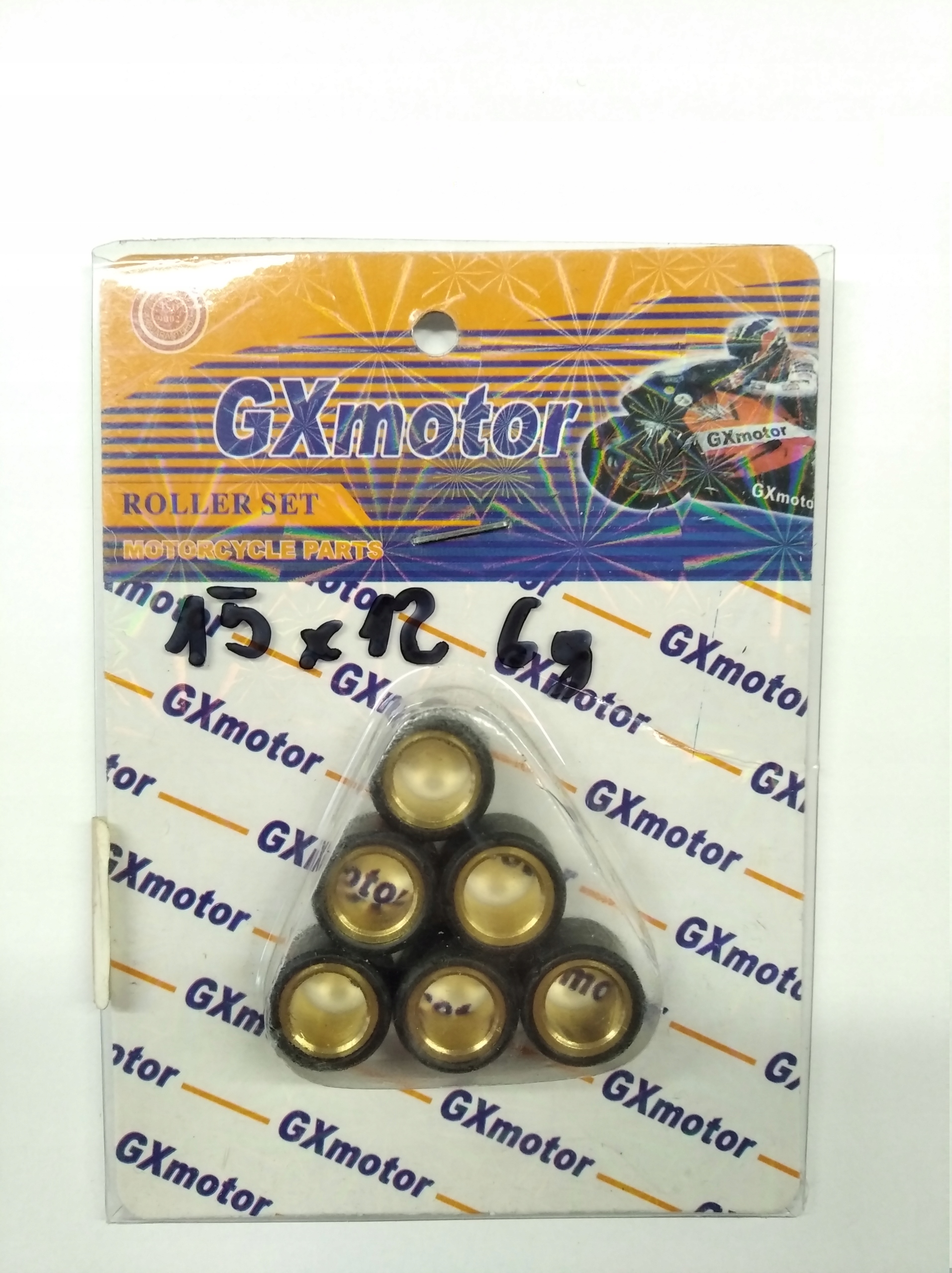 Gx Motor Rolki Wariatora (zestaw) Moto Skuter 15X12X6,00G 6SZT.