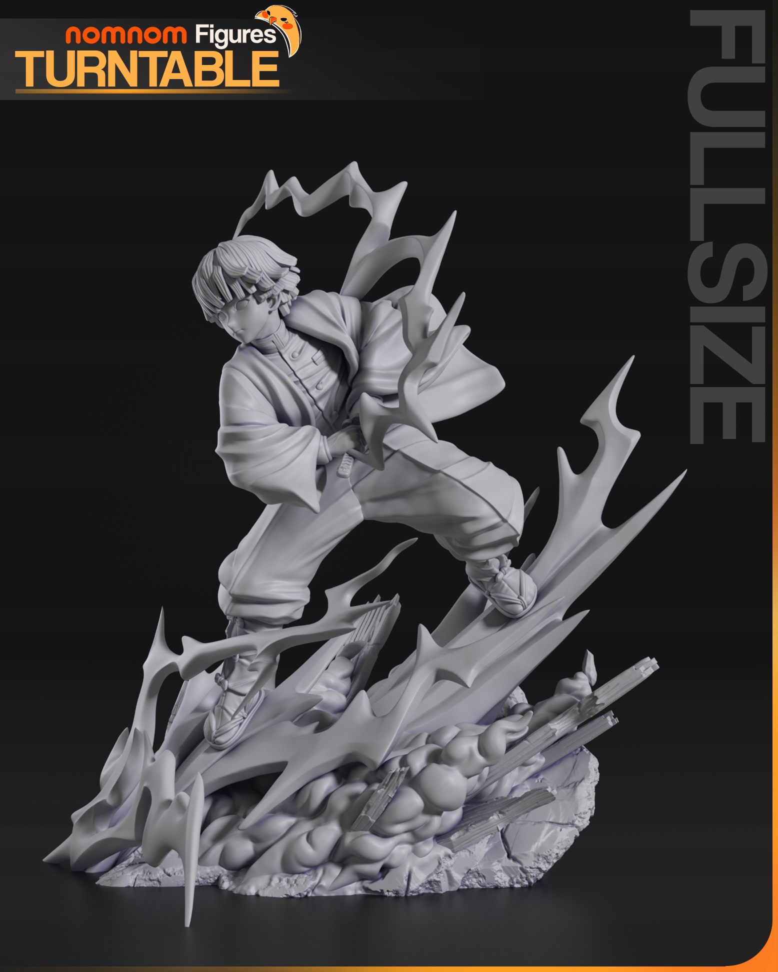 Figurka Zenitsu Demon Slayer NomNom Figures 3D tisk 14K Dárek