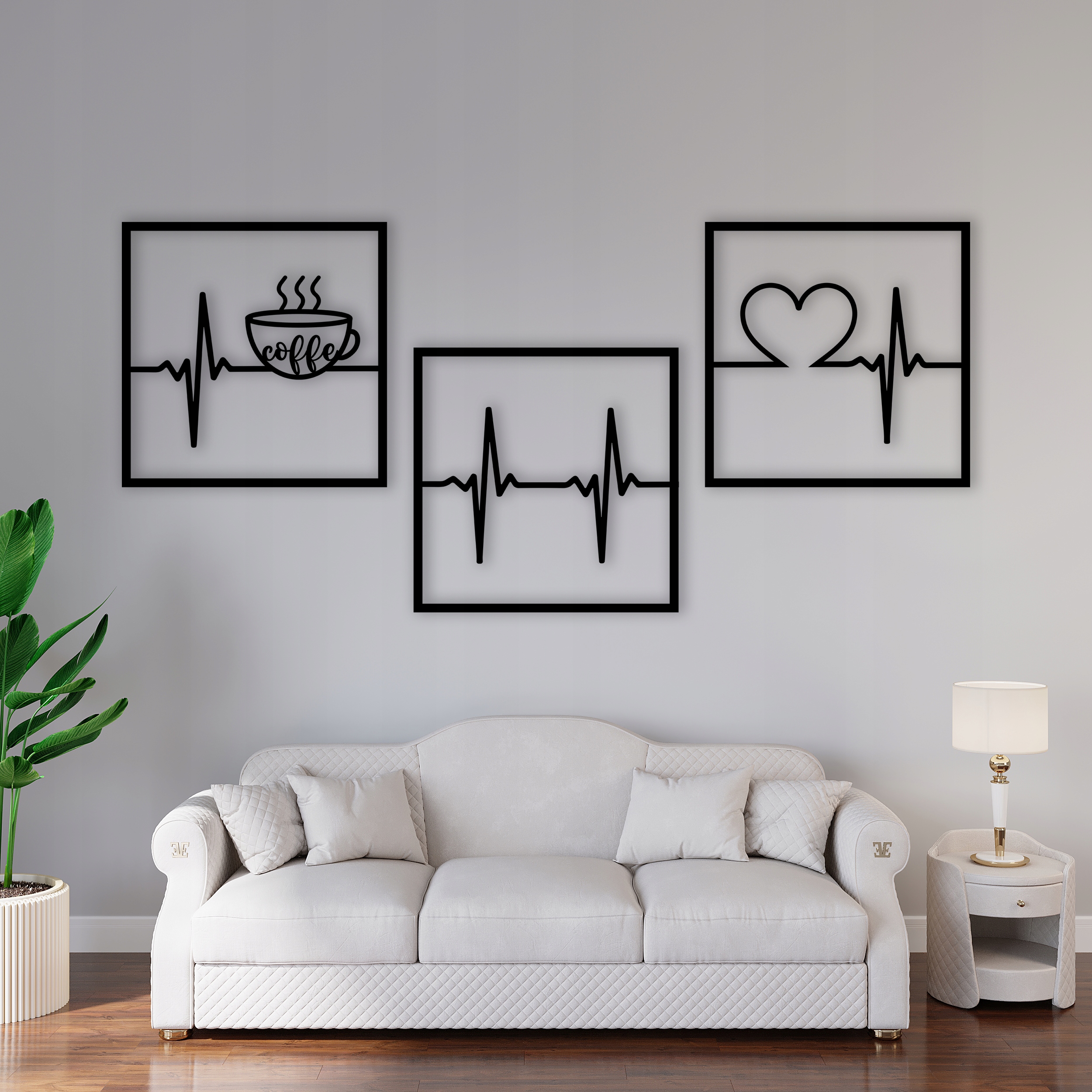 OBRAZ AŻUROWY 90 cm DEKORACJA COFFE DO KUCHNI EAN (GTIN) 5903796098280