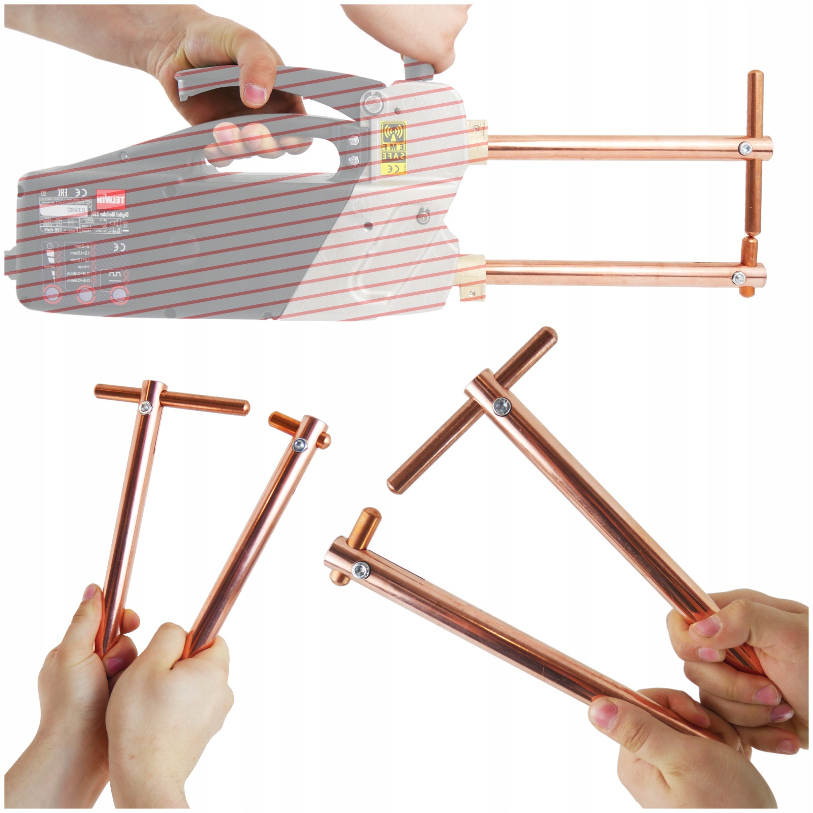 Elektroda XA6 250 mm Ramena pro klešťovou svařovací stroj Modular Telwin 803152