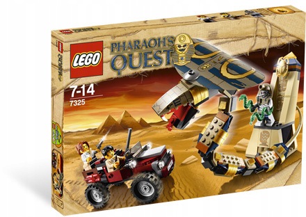Lego Pharaoh's Quest 7325 Prokletá soška kobry Nové