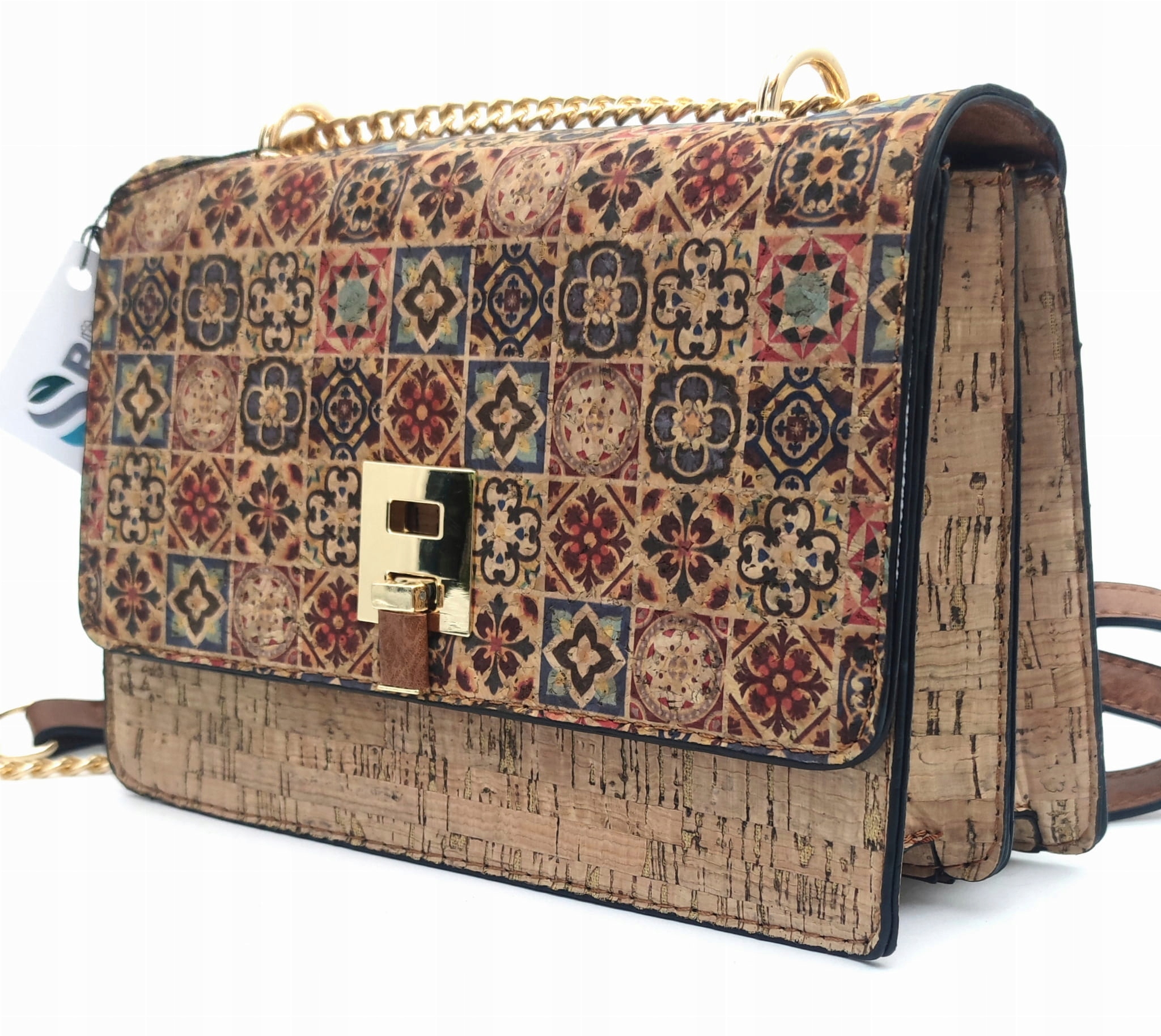 

Torebka listonoszka Arina korek naturalny