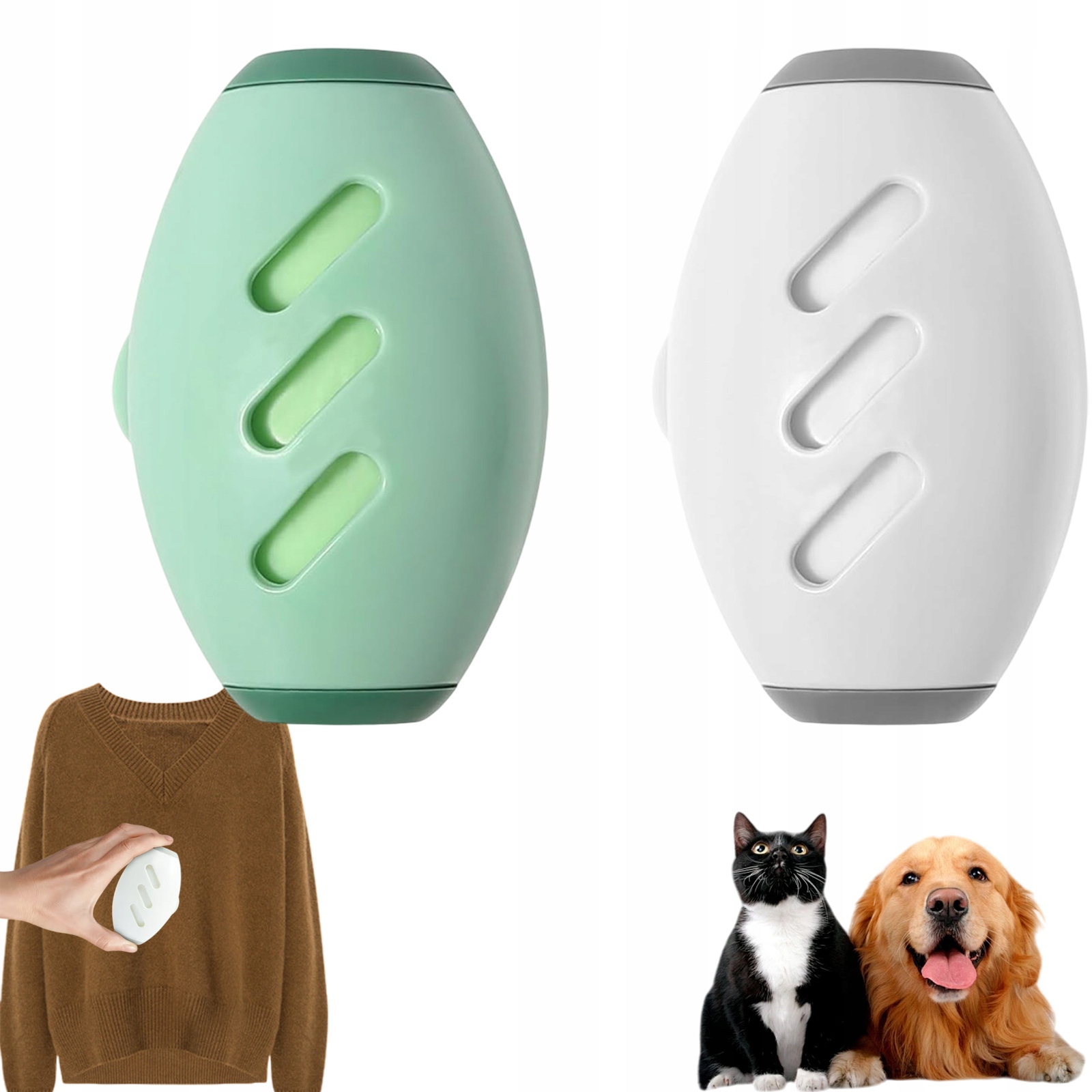 Levně Sada 2 Opakovaně Použitelných Válečků Na Odstraňování Chloupků Pet Hair, Lepicí, Přenosná