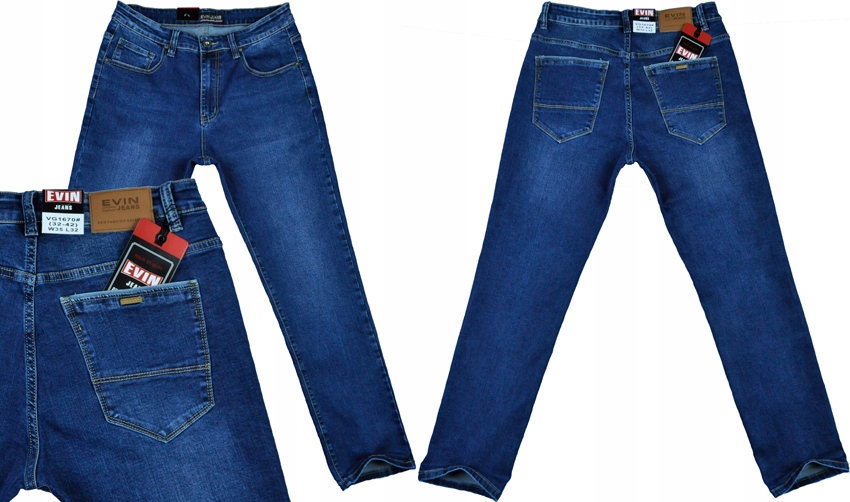 

Spodnie męskie dżinsowe jeans Evin VG1670 98 /39