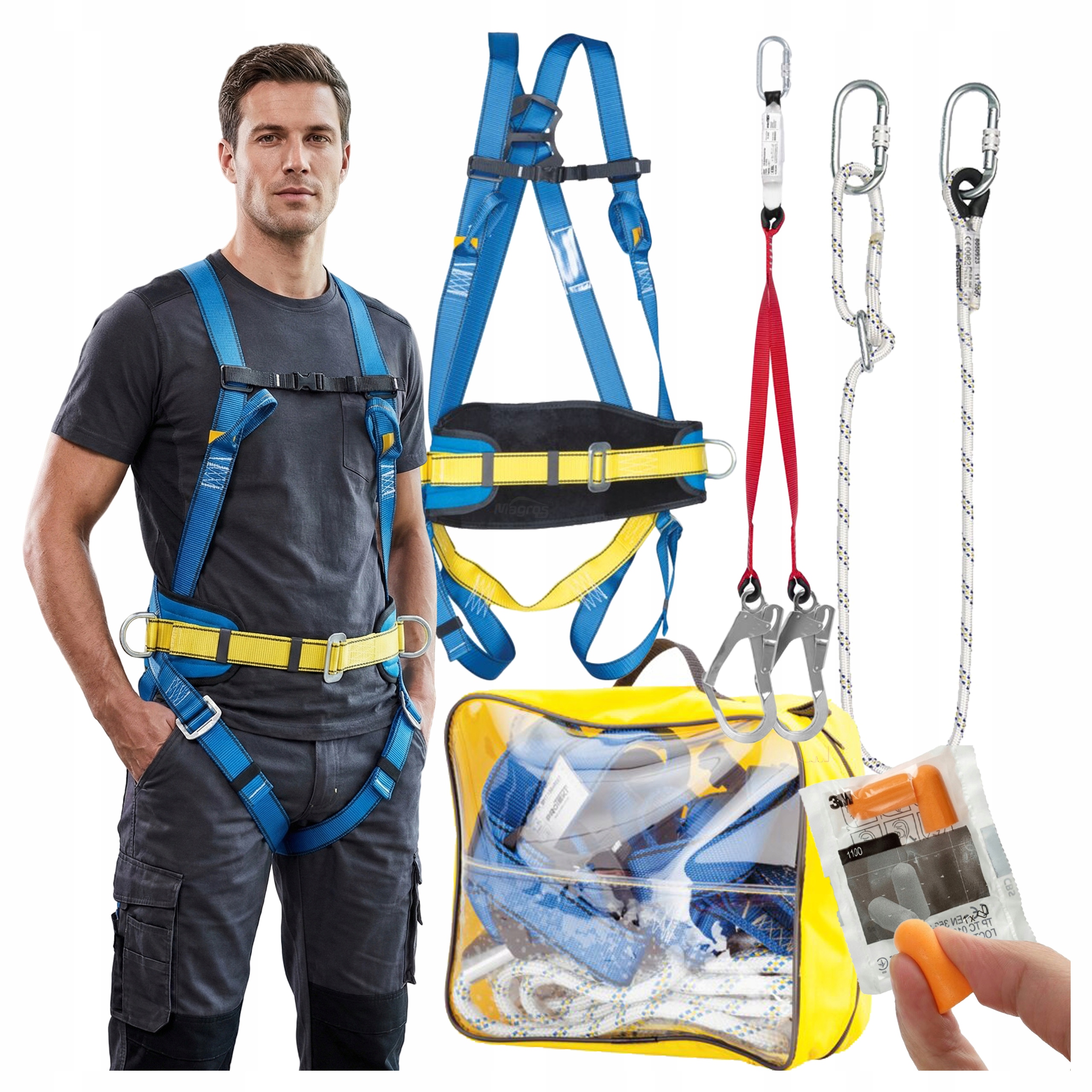 Zestaw Zestaw Powstrzymujący Upadek na Rusztowaniach Protekt Grider r.XXL