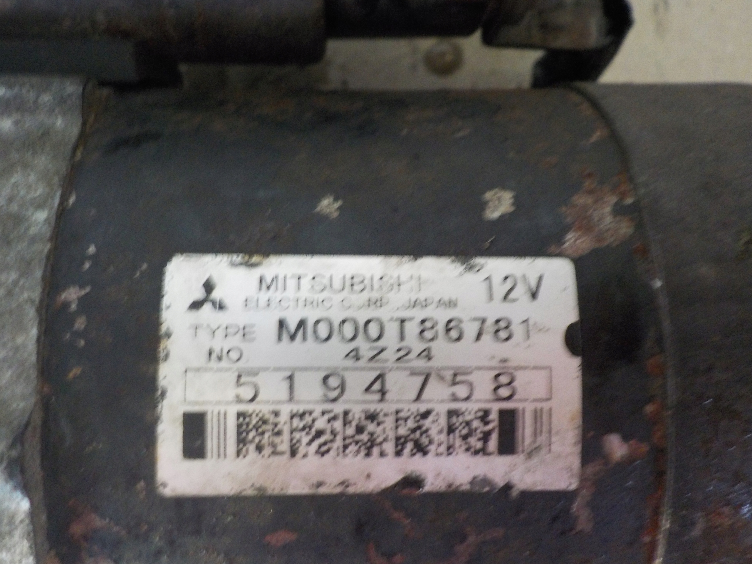 SAAB 9-5 and 2.3 ORG starter M000T86781
