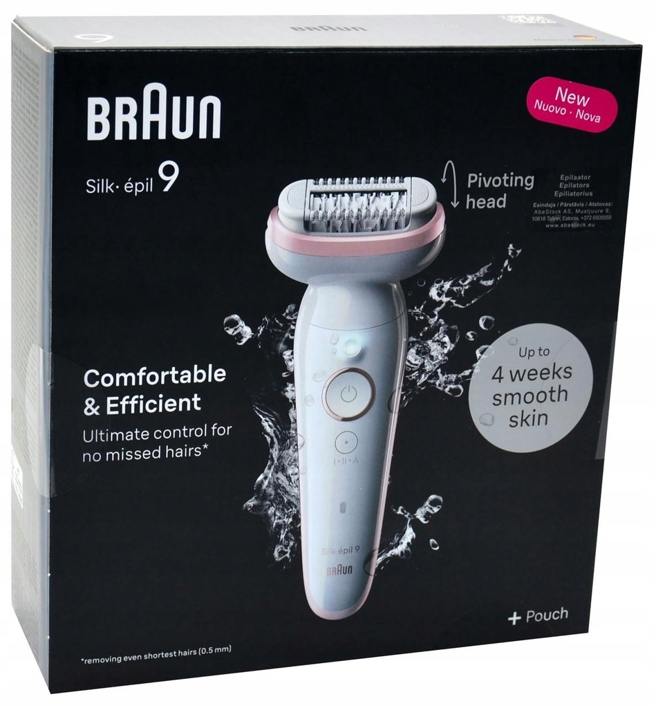 Voděodolný Depilátor Braun Silk-epil 9 9-000 Do 50 Minut