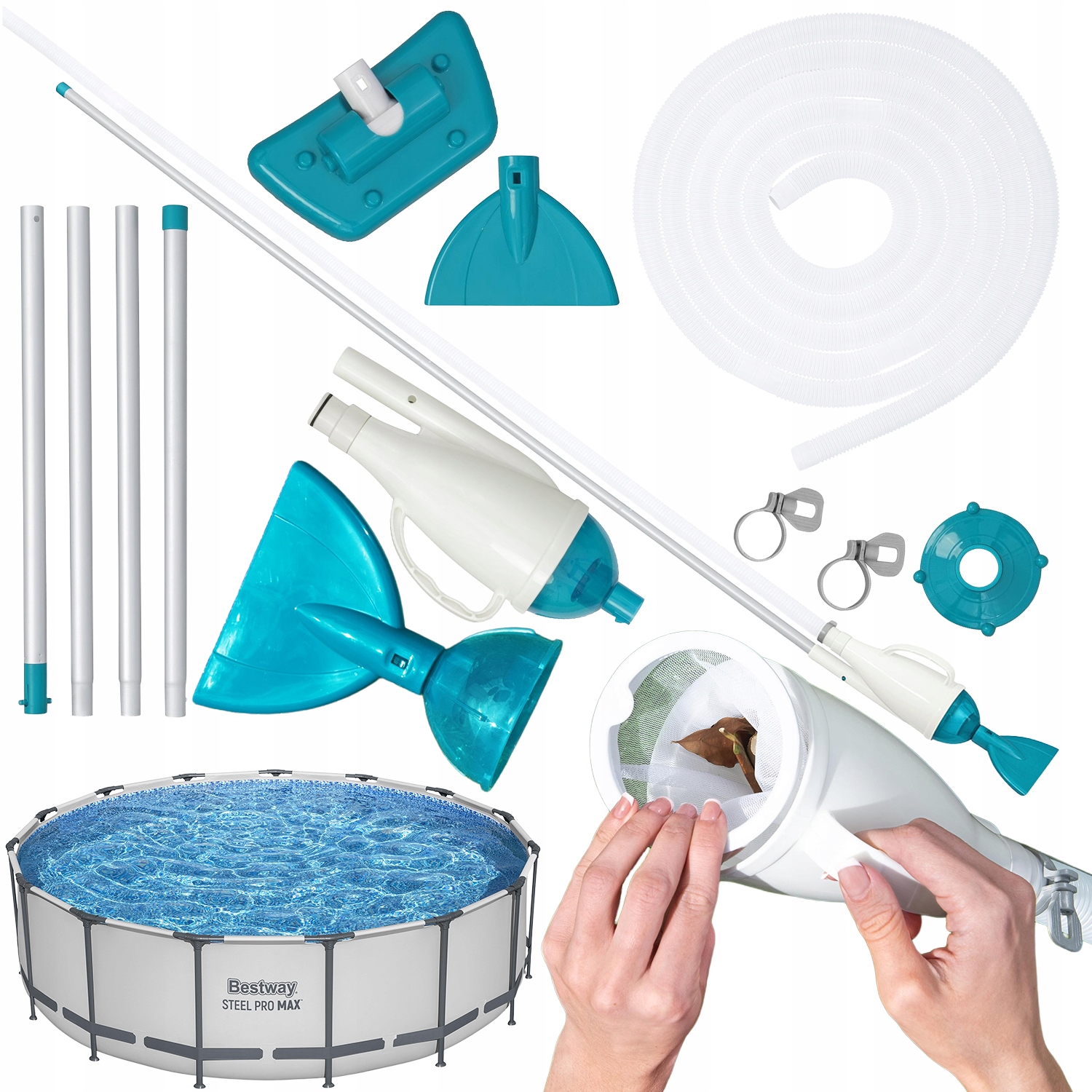 Sada Vysavač Pro Čištění Bazénového Dne 56438 Bestway
