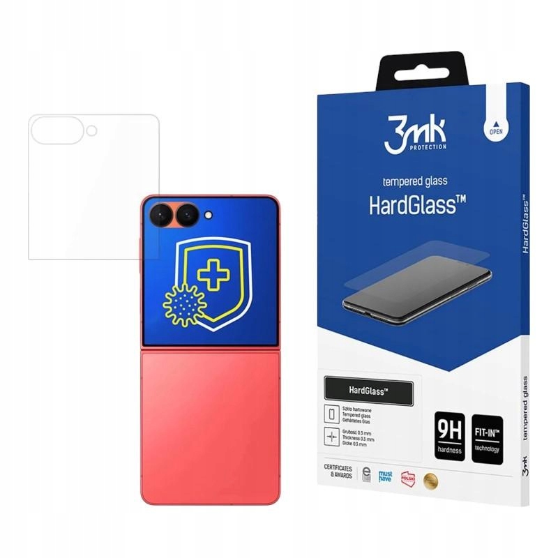 Szkło Hartowane Na Ekran Do Galaxy Z Flip 7, 3mk, Ochronne na Wyświetlacz