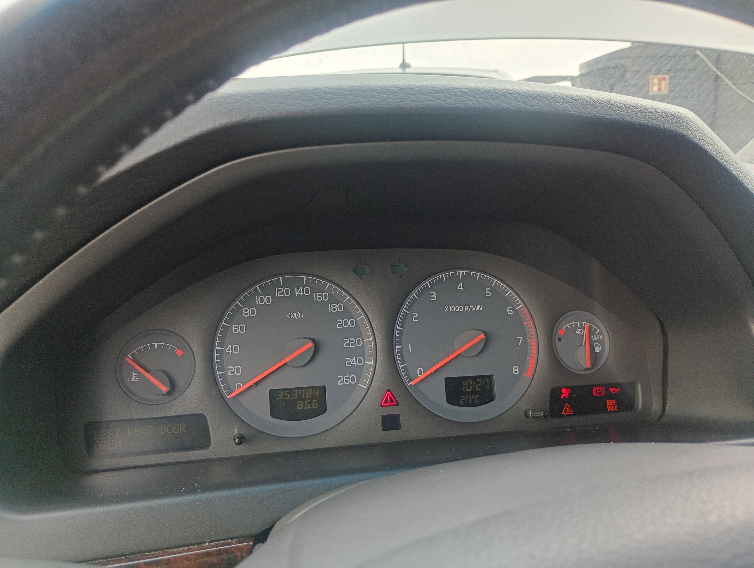dials dials tachometer VOLVO S80 1 and 98-06 2.9 przebieg 353784 km