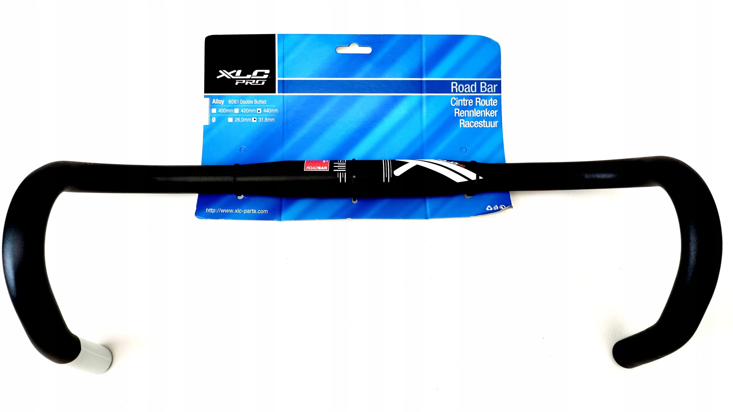 Nowa Kierownica Szosowa XLC Pro Body Optymized Road Bar 31.8 mm 440 mm #22