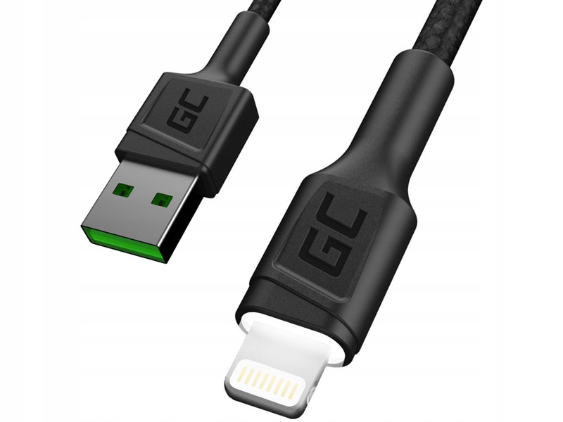 

Kabel Usb Lightning Green Cell Gc Ray 1.2 m