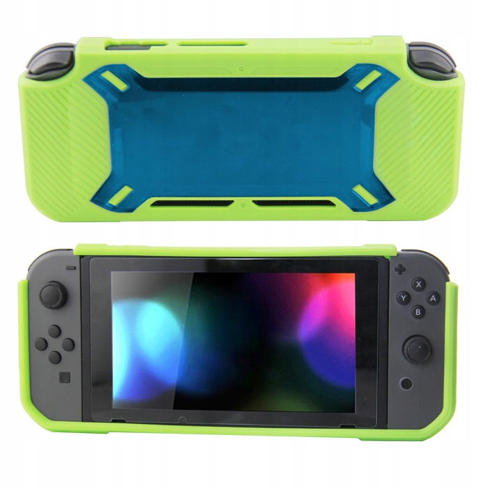 IRIS Pancerz grip na konsolę Nintedo Switch zielono-niebieski