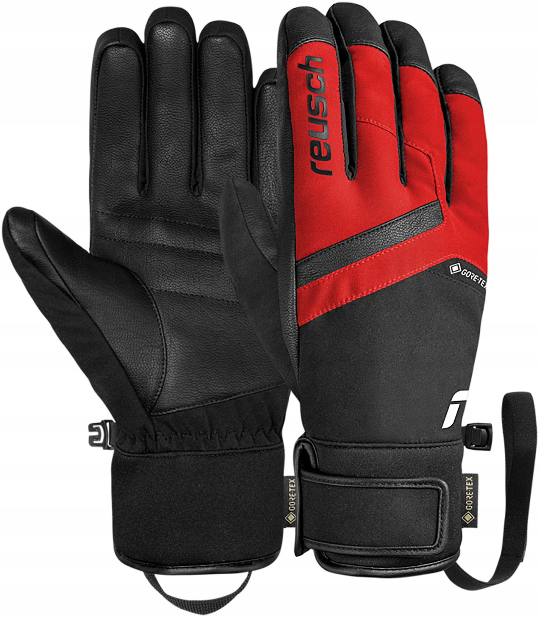 Rękawice Narciarskie Reusch Booster Gore-tex Rozmiar: 10 XL black/red