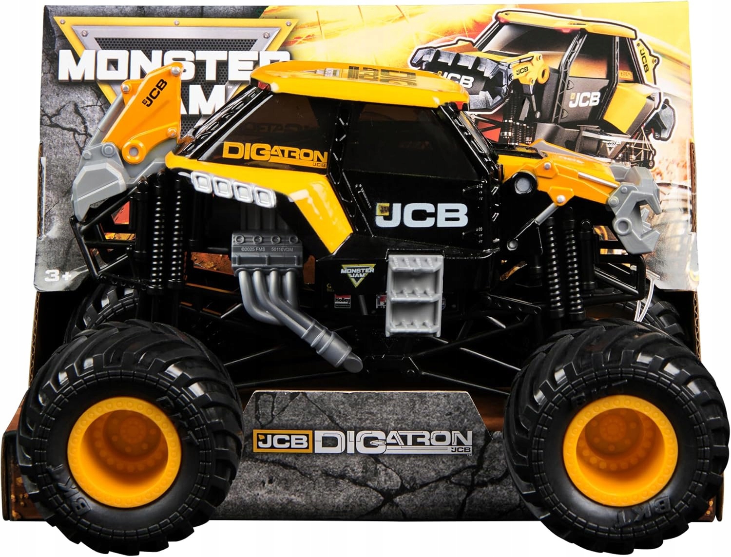 MONSTER JAM DIGATRON JCB Pojazd terenowy Spin Master MONSTER TRUCK 1:24