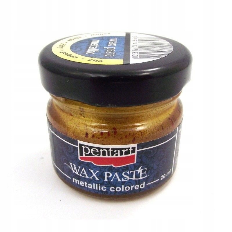 Złota Pasta Woskowa 20ml Metaliczna Wytrzymała!!