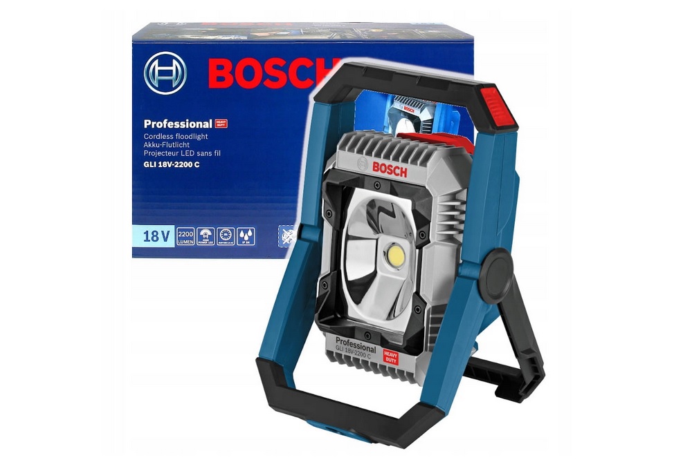 BOSCH БУДІВЕЛЬНА ЛАМПА 18V GLI 18V-220 C 0601446501