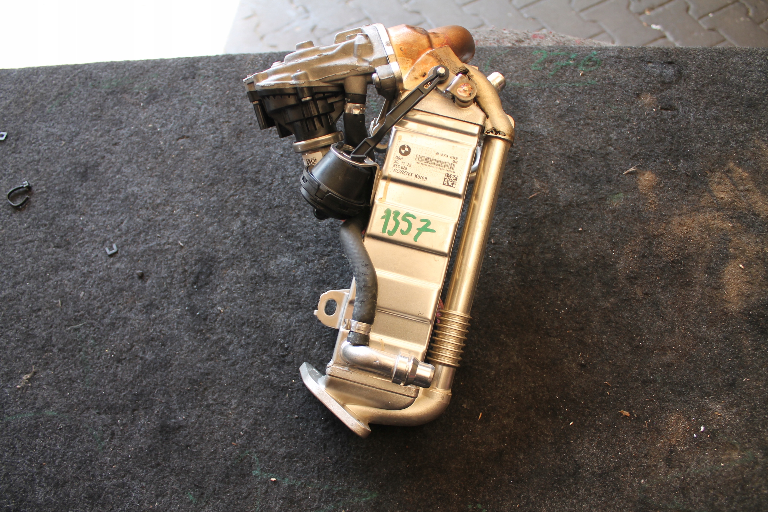 1357. Abgaskuehler AGR EGR BMW 8473202 737891