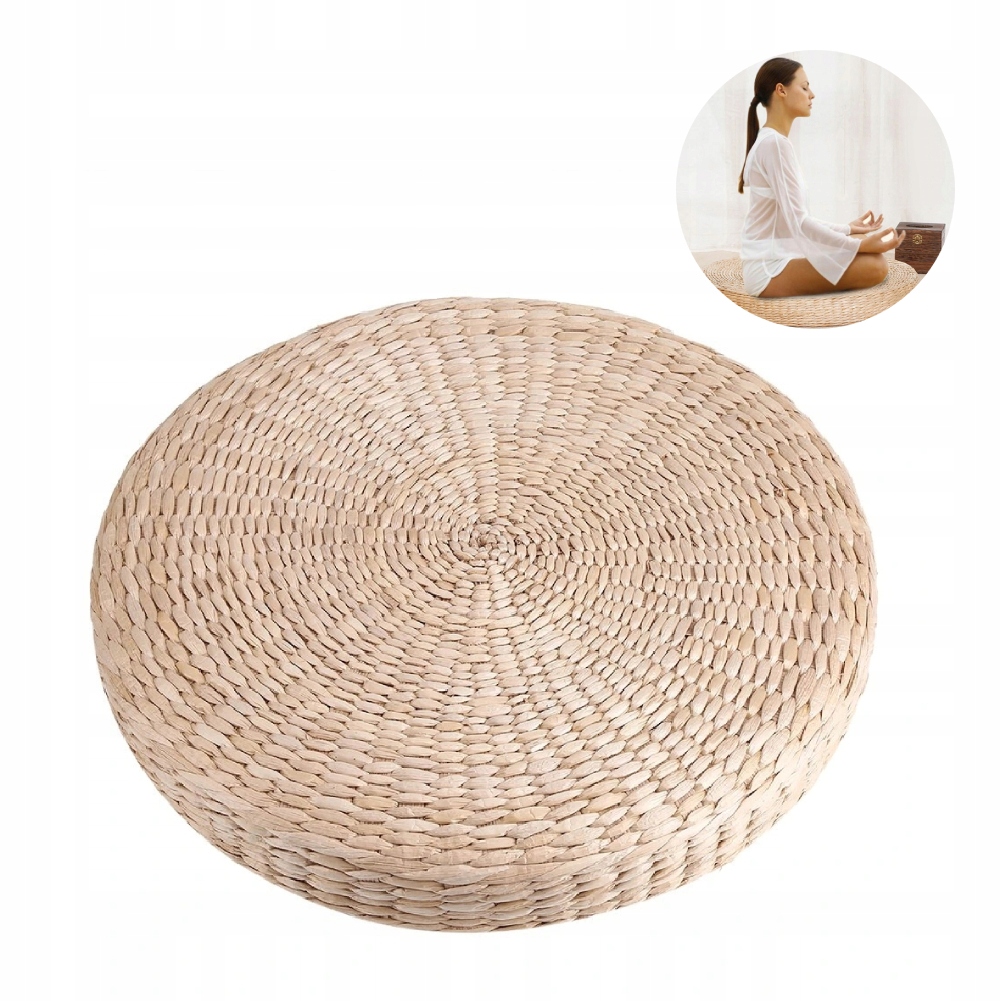 Pleciona Mata Tatami Pufa Poduszka Podłogowa 40CM