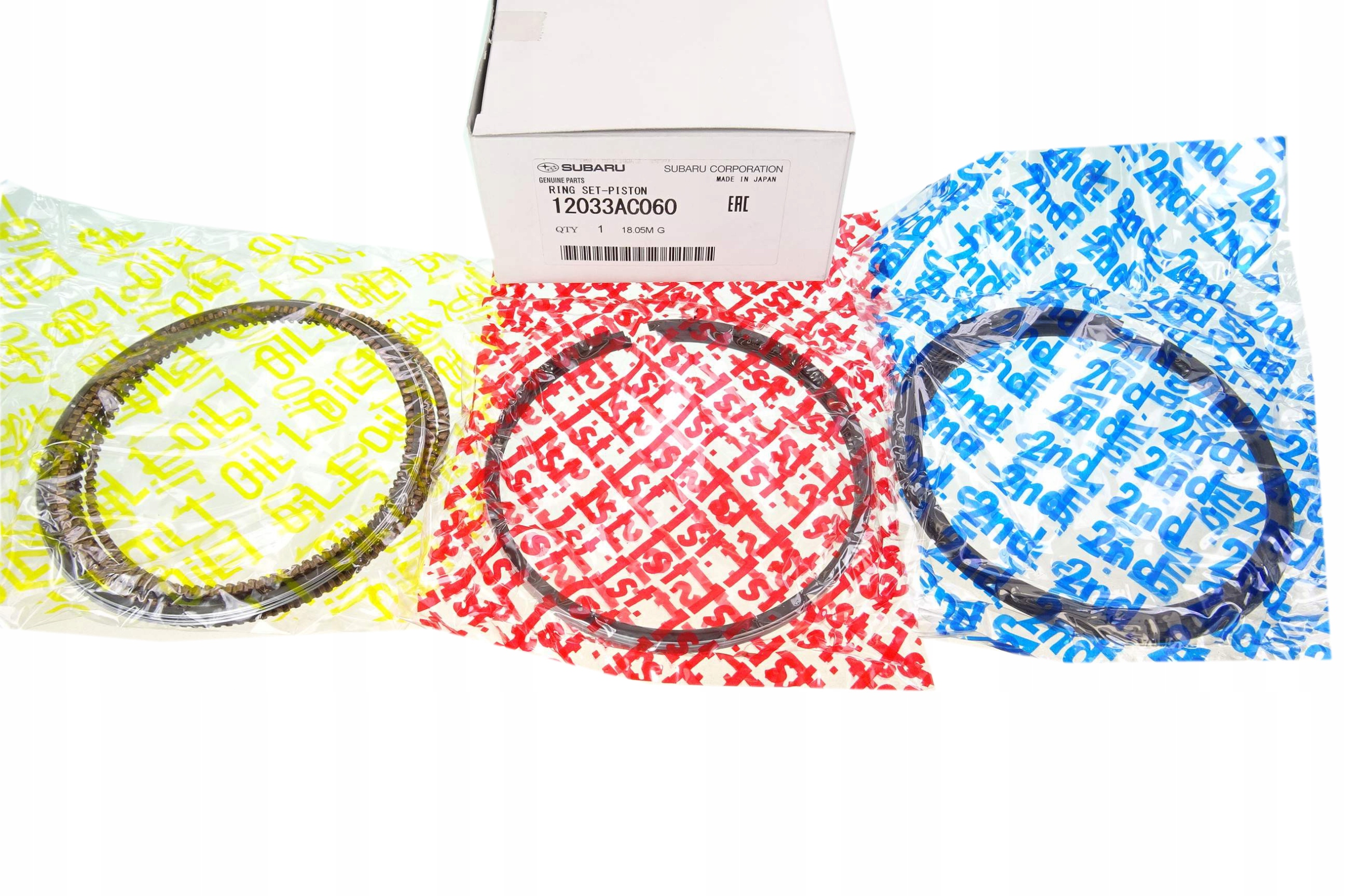 12033AC060 - SUBARU LEGACY OUTBACK поршневые кольца 3.6 H6