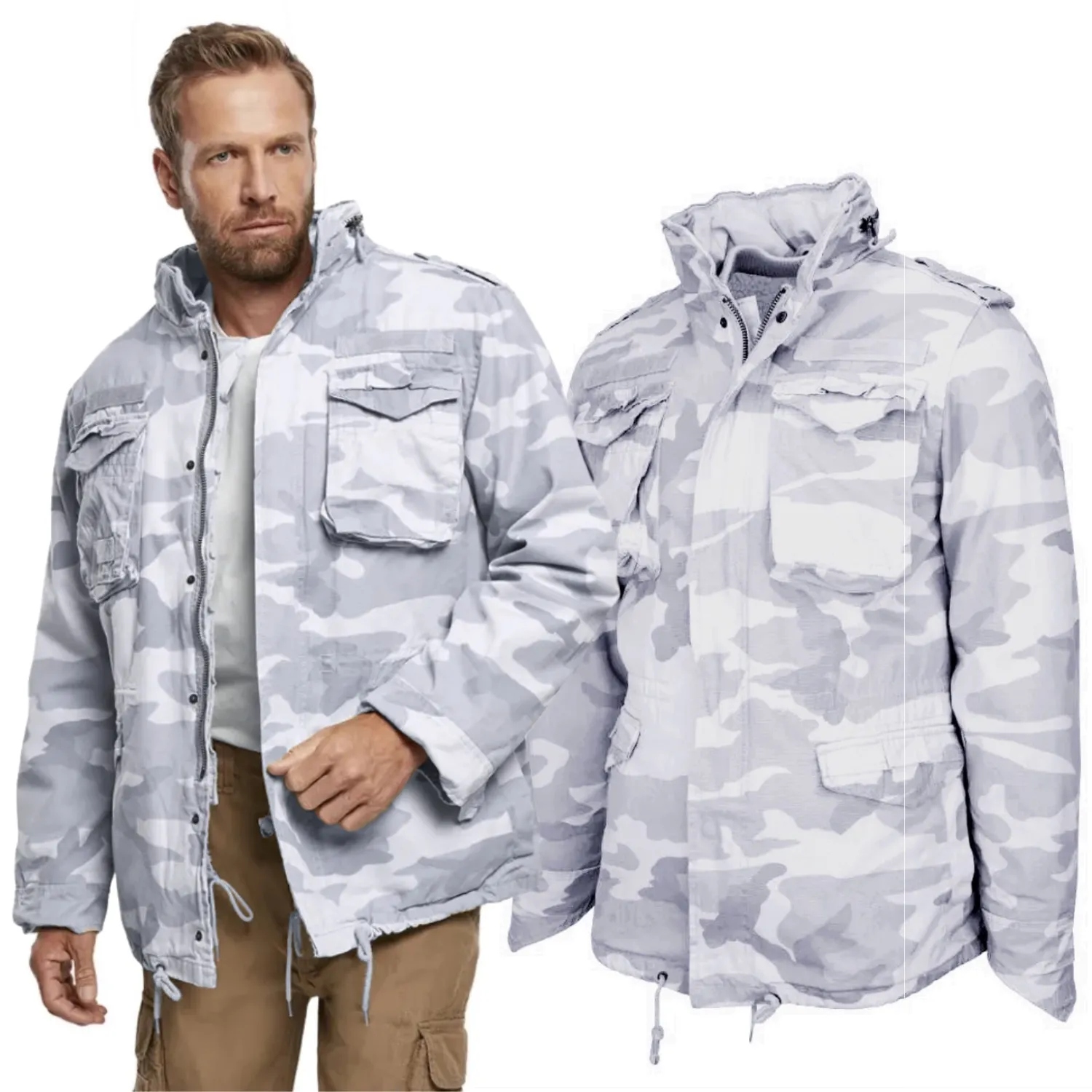 Bunda Brandit M65 Giant Blizzard Camo 5XL