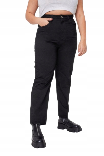 Nasty Gal Plus Size Džíny Černé Eu 50 Uk 22 1_7