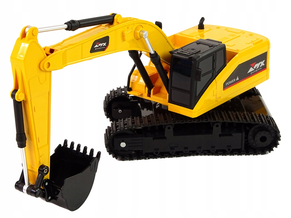 Żółta Koparka Gąsienicowa Zdalnie Sterowana Model brak