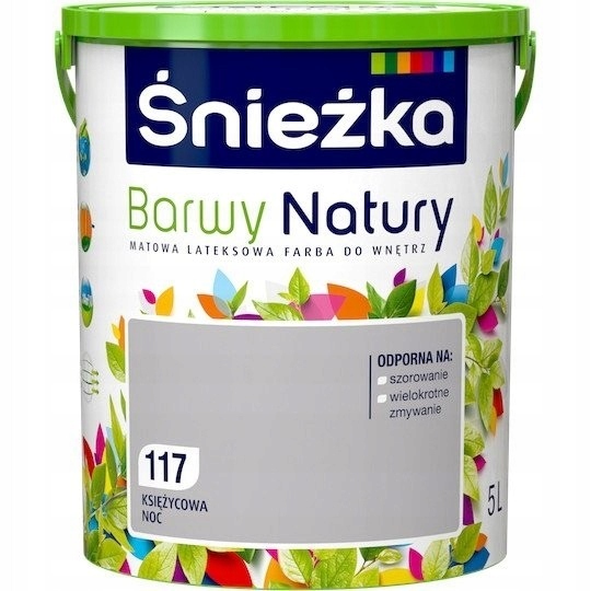Farba Śnieżka Barwy Natury 5l 117 Księżycowa Noc