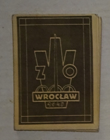 WZO WROCŁAW 1948 - LEPORELLO - SKŁADANKA - UNIKAT