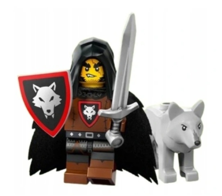Lego col27-2 71048 Wolfpack série 27 Nová figurka Rytíř Vlk
