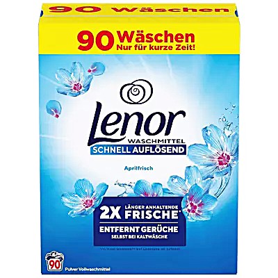 Lenor Aprilfrisch proszek do prania tkanin universal 90p 4,95kg