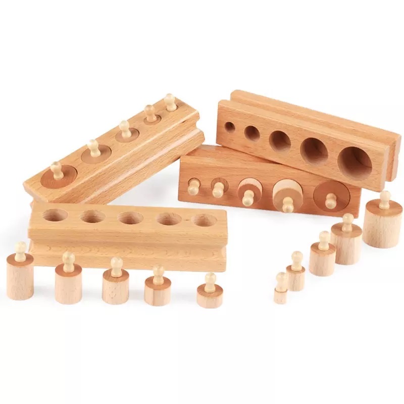 

Cylindry Odważniki Układanka Montessori