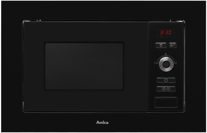 Mikrovlnná trouba Amica AMMB20E1GB 20L 1250W MultiWave Combigrill Timer černá