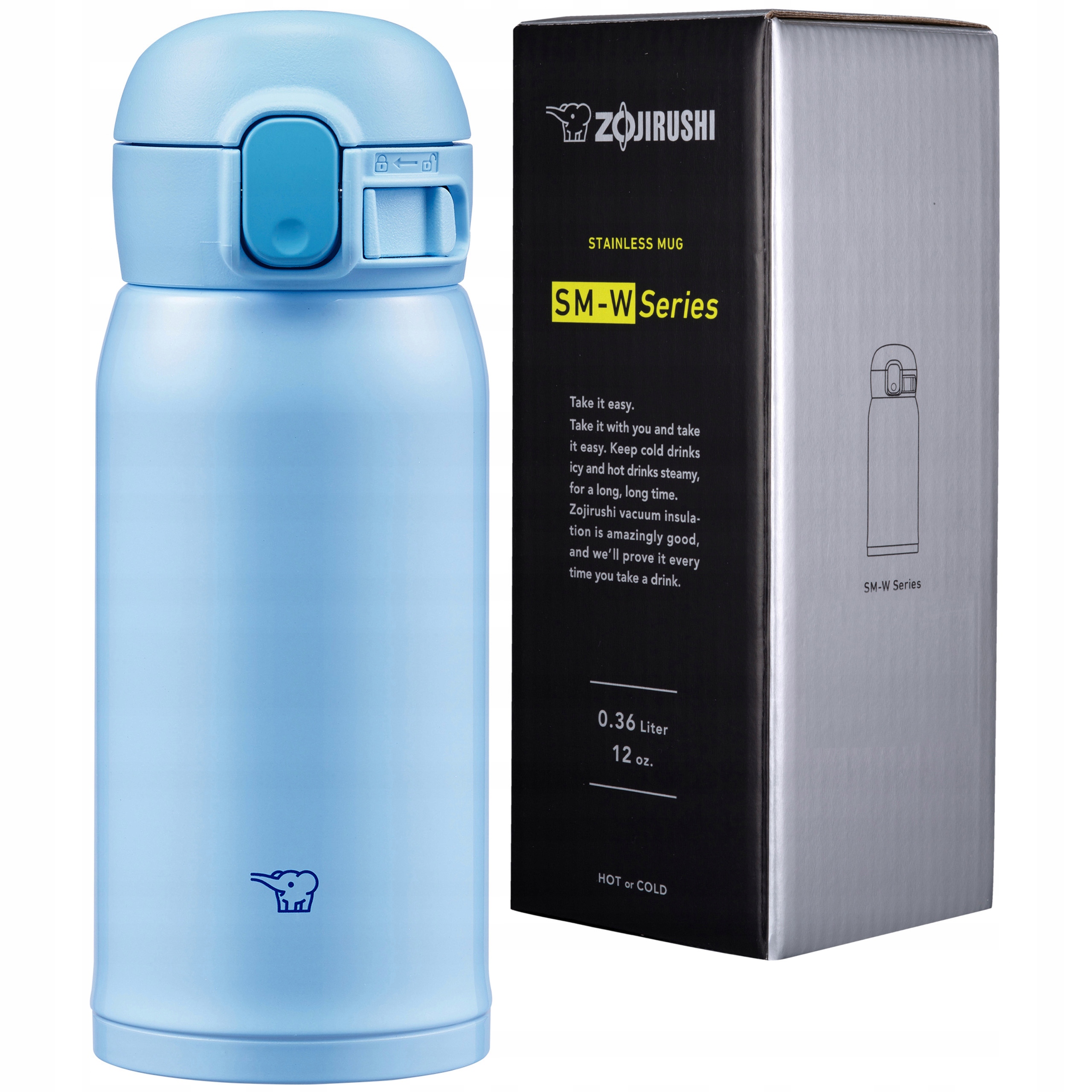 Termohrnek termoska na horké nápoje Zojirushi SM-WR36E-AP 0,36L