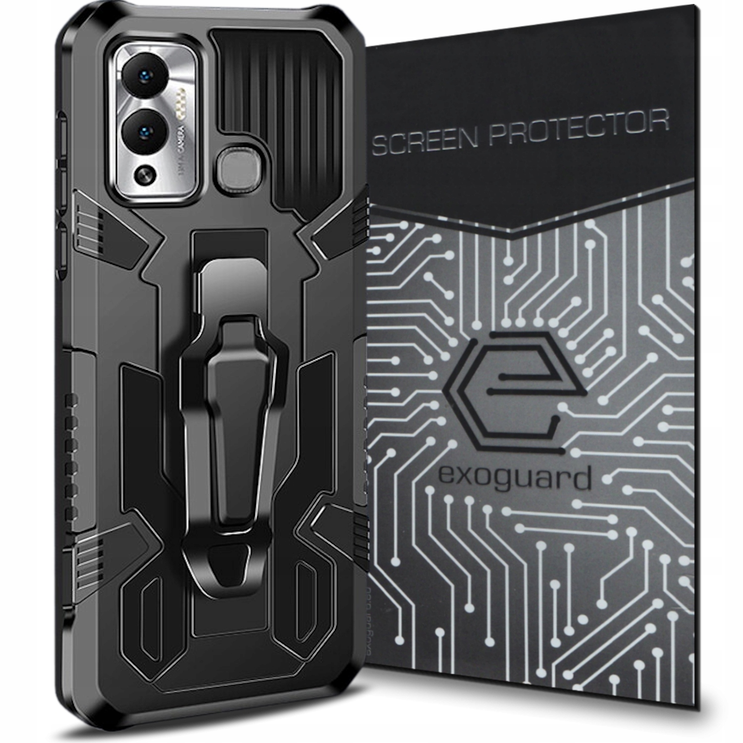 

Etui Pancerne Case+szkło do Infinix Hot 12 Play