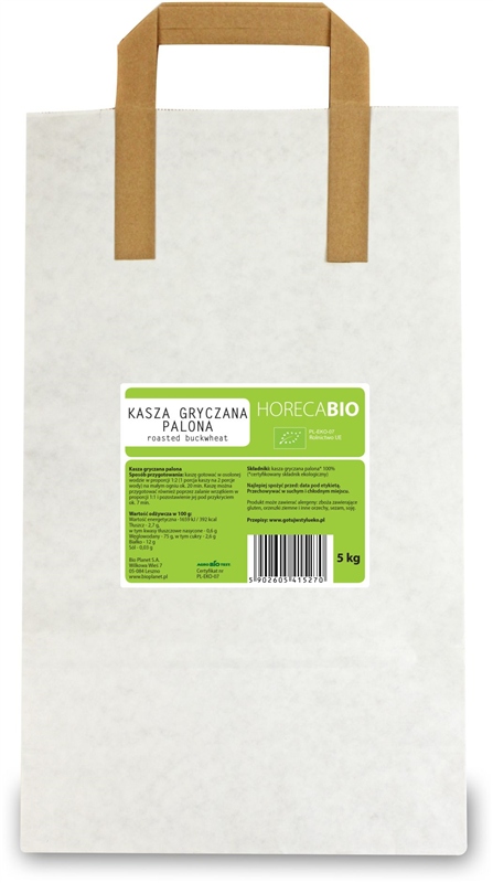Levně Pohanková Kaše Pražená Bio 5 kg Horeca