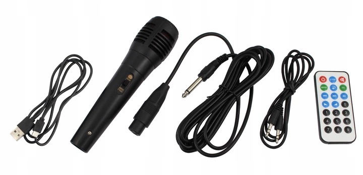 Boombox karaoke MT3150 MP3 FM Bluetooth Media-tec Waga produktu 2.35 kg